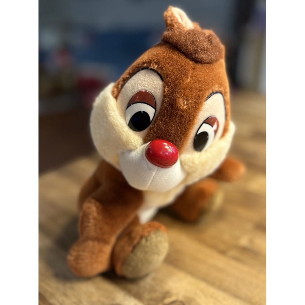 Vintage Chip & Dale Dale Walt Disney World Disneyland 9.5" Plush Stuffed Animal